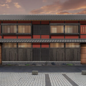 京都町屋テナントビル外装デザイン